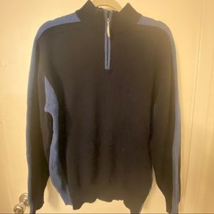 Glenmuir Sweater Quarter Zip Lambswool wool